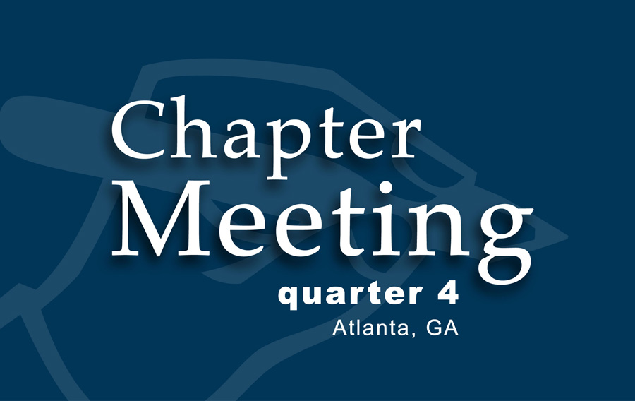 2016 Quarter 4 Chapter Meeting